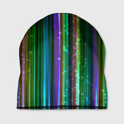 Шапка Свет неоновой радуги, цвет: 3D-принт