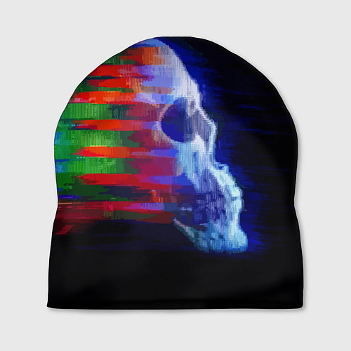 Шапка Color glitch skull / 3D-принт – фото 1