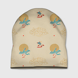 Шапка Китайский орнамент Феникс