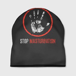 Шапка STOP MASTURBATION, цвет: 3D-принт
