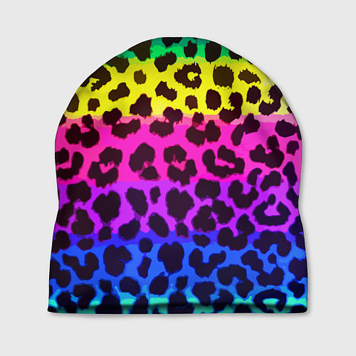 Шапка Leopard Pattern Neon / 3D-принт – фото 1