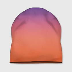 Шапка Трендовый красно-фиолетовый градиент, цвет: 3D-принт