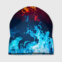 Шапка Лед и Пламя Борьба стихий, цвет: 3D-принт