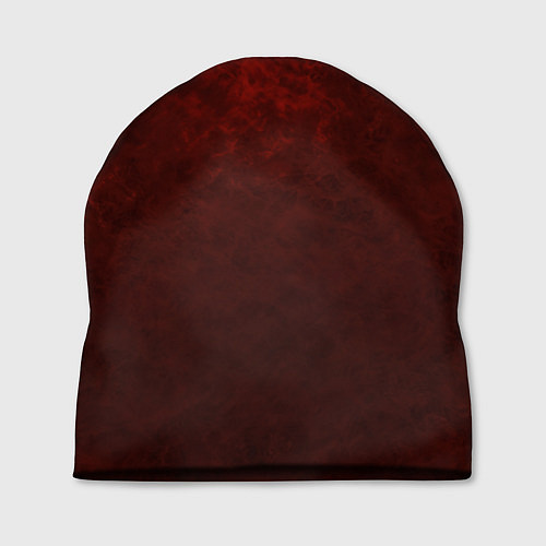 Шапка Мраморный красно-черный градиент / 3D-принт – фото 1
