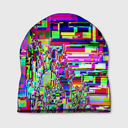 Шапка Яркий авангардный глитч, цвет: 3D-принт