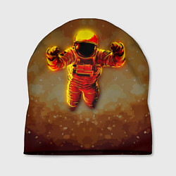 Шапка Космонавт в пылающем космосе, цвет: 3D-принт