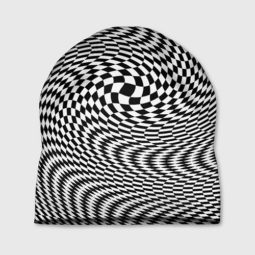 Шапка Гипнотическая спираль - оптическая иллюзия / 3D-принт – фото 1