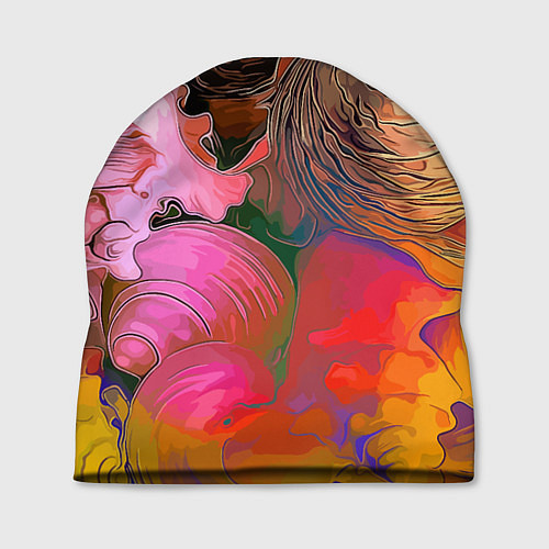 Шапка Стилизованная композиция из океанских ракушек / 3D-принт – фото 1