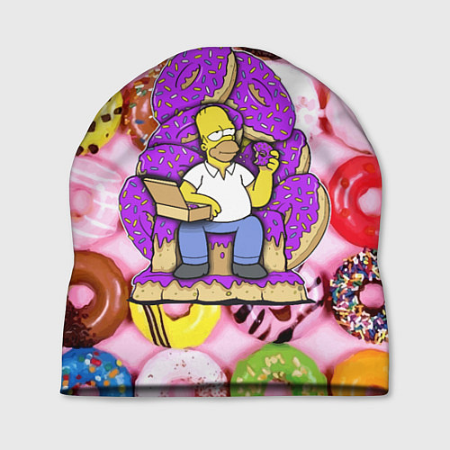 Шапка Гомер Симпсон в окружении пончиков / 3D-принт – фото 1