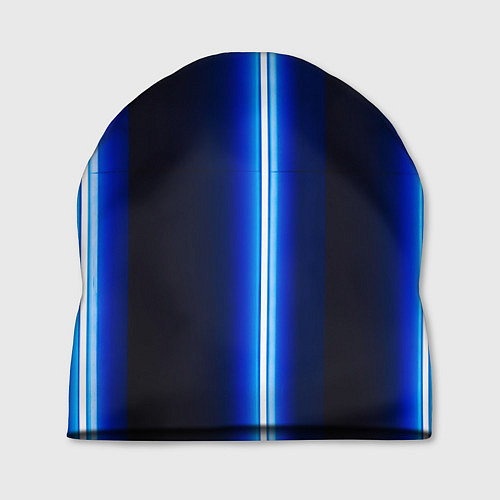 Шапка Неоновое синее свечение / 3D-принт – фото 1