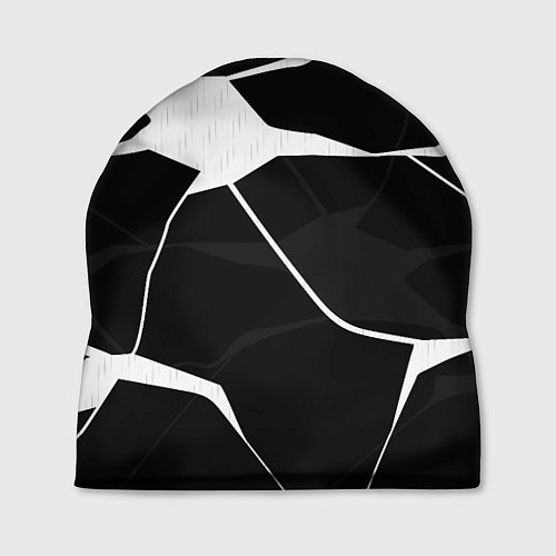 Шапка Черно-белая классика / 3D-принт – фото 1