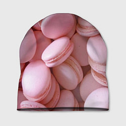 Шапка Красные и розовые кексы, цвет: 3D-принт
