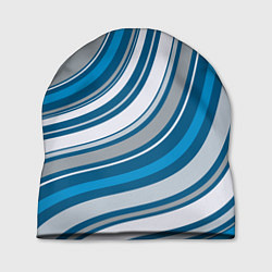 Шапка Волнистые полосы - текстура, цвет: 3D-принт