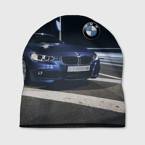 Шапка BMW на ночной трассе / 3D-принт – фото 1