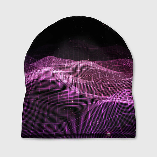 Шапка Retro wave night / 3D-принт – фото 1