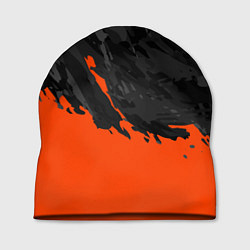 Шапка Black & Orange, цвет: 3D-принт