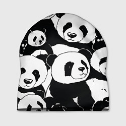 Шапка С пандами паттерн, цвет: 3D-принт