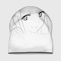 Шапка Аниме девочка скетч