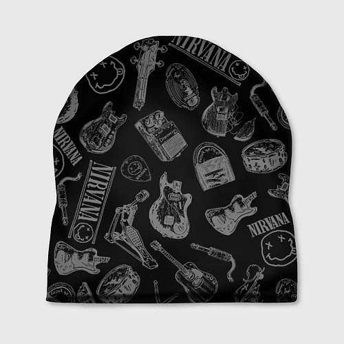 Шапка Nirvana crash guitar black / 3D-принт – фото 1