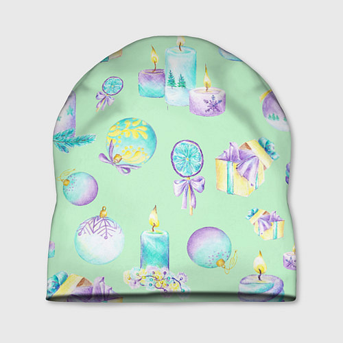 Шапка Новогодний рисунок / 3D-принт – фото 1