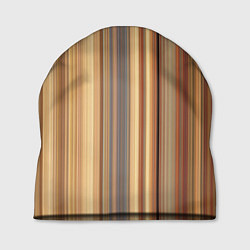 Шапка Золотистые и серые линии в геометрии