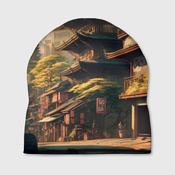 Шапка Колорит японской архитектуры