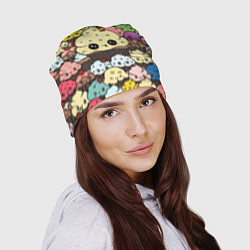 Шапка Милые цветные кексики, цвет: 3D-принт — фото 2