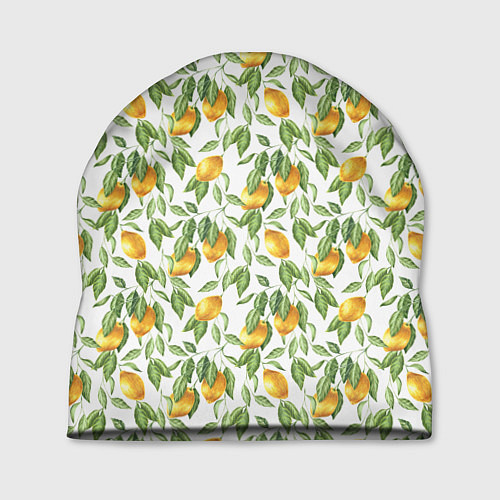 Шапка Лимоны на ветках - паттерн / 3D-принт – фото 1