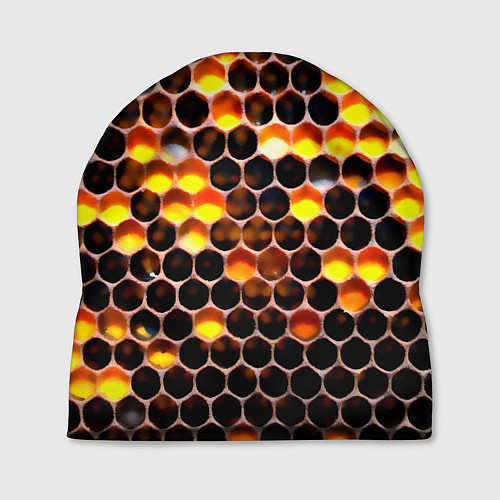 Шапка Медовые пчелиные соты / 3D-принт – фото 1
