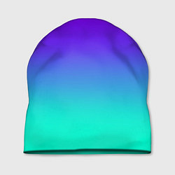 Шапка Синие оттенки, цвет: 3D-принт