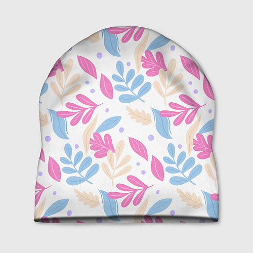 Шапка Принт из листьев / 3D-принт – фото 1