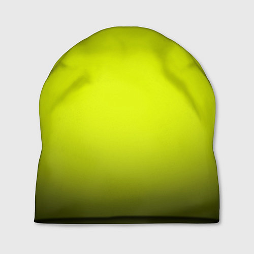 Шапка Кислотный желтый с градиентом / 3D-принт – фото 1