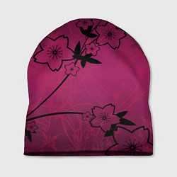Шапка Pink Flower, цвет: 3D-принт