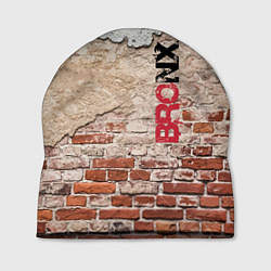 Шапка Старая кирпичная стена - Бронкс, цвет: 3D-принт