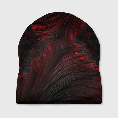 Шапка Бордовые разводы / 3D-принт – фото 1