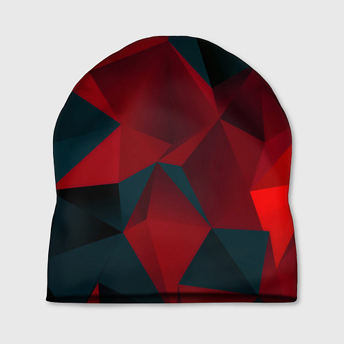 Шапка Битва кубов красный и черный / 3D-принт – фото 1