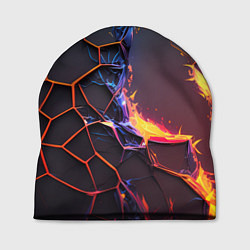 Шапка Подорванные неоновые плиты, цвет: 3D-принт