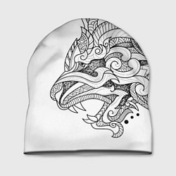 Шапка Lion tattoo - irezumi, цвет: 3D-принт