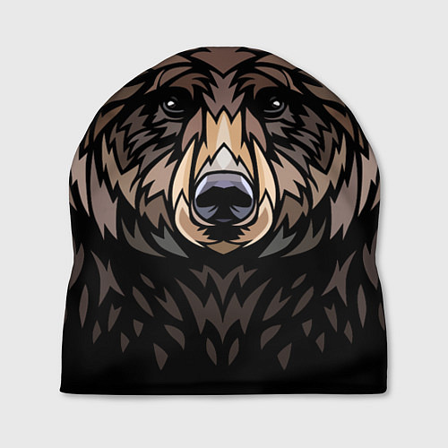 Шапка Медведь в этническом стиле / 3D-принт – фото 1