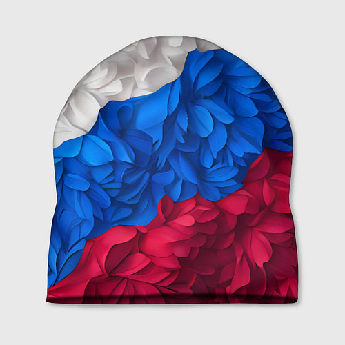 Шапка Флаг России из цветов / 3D-принт – фото 1