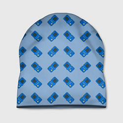 Шапка Синяя консоль тетрис, цвет: 3D-принт