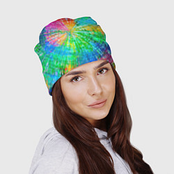 Шапка Радужное излучение, цвет: 3D-принт — фото 2