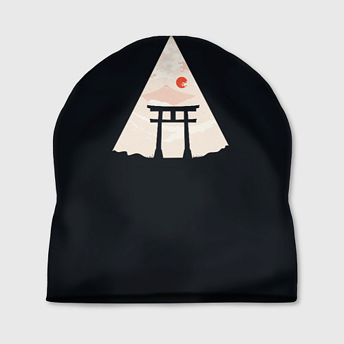 Шапка Японские ворота Тории в горах / 3D-принт – фото 1