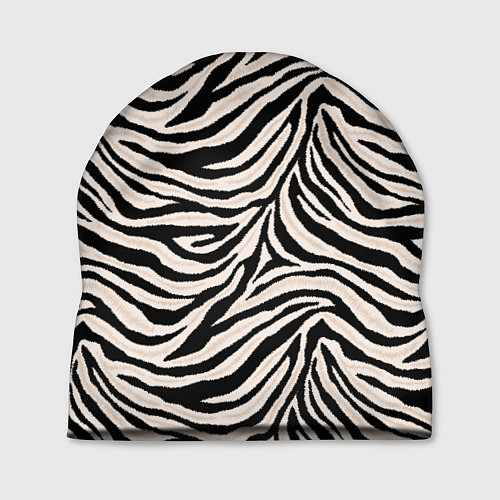 Шапка Полосатая шкура зебры, белого тигра / 3D-принт – фото 1