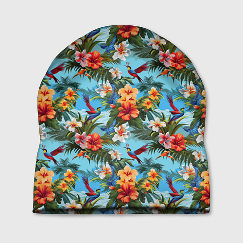 Шапка Паттерн с цветами / 3D-принт – фото 1