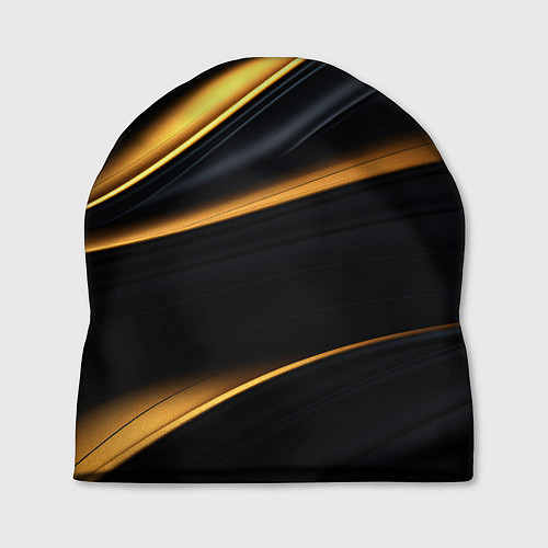 Шапка Black gold texture / 3D-принт – фото 1