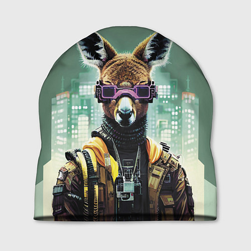 Шапка Cool kangaroo - cyberpunk / 3D-принт – фото 1
