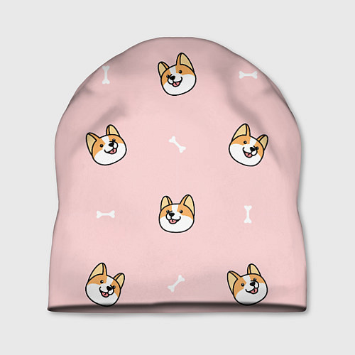 Шапка Pink corgi / 3D-принт – фото 1