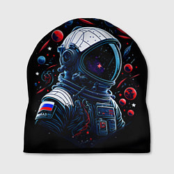 Шапка Российский астронавт - планеты, цвет: 3D-принт