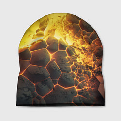 Шапка Разлом плит из лавы, цвет: 3D-принт